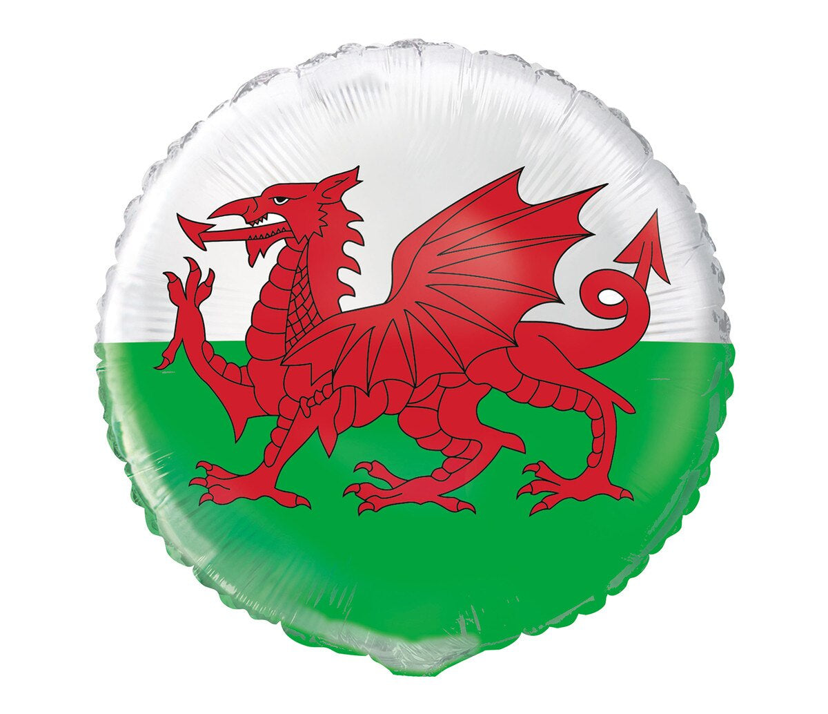 Wales Flag Foil Balloon 45cm
