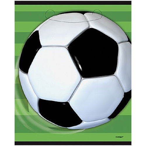 3D Soccer Loot Bags pack of 8
