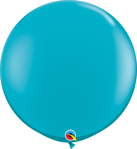3ft Balloon Standard Tropical Teal Pack Of 2