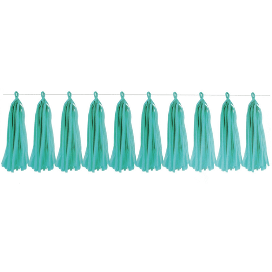 TASSEL TISSUE TEAL PACK OF 30 2M