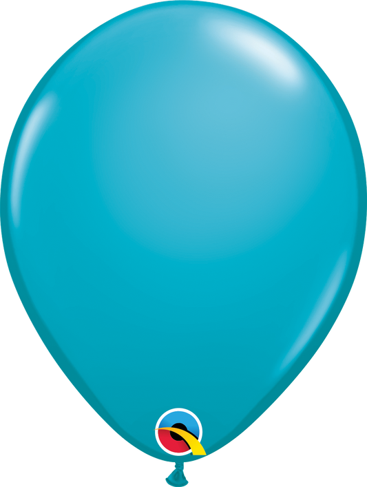 5" Balloon Standard Tropical Teal Latex Balloons Pack Of 100