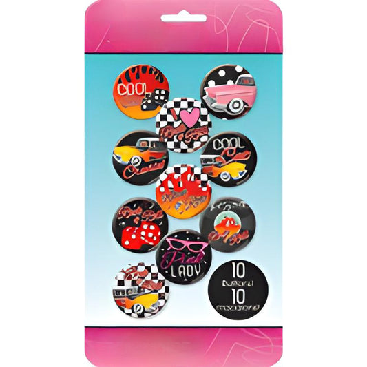 50's Decade Buttons