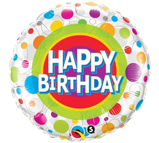 Foil Balloon 18"(45cm) Colorful Dots