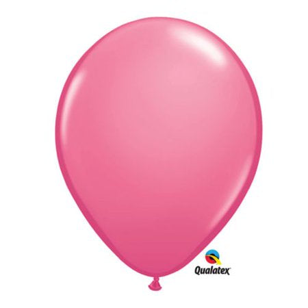 LATEX 16"(40CM) STANDARD ROSE PINK LATEX BALLOONS PACK OF 50