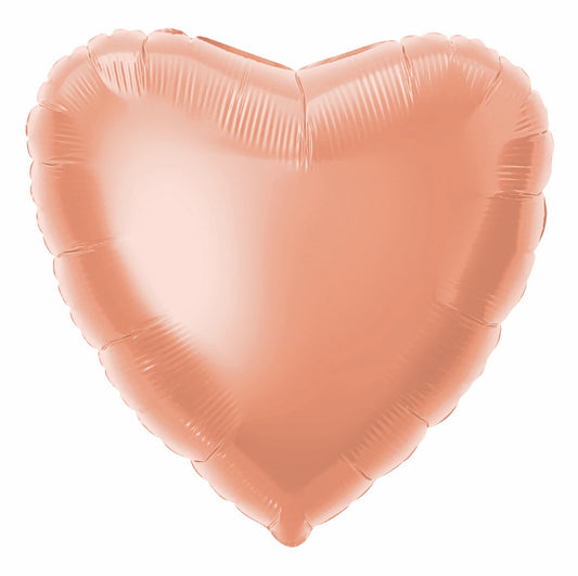 Rose Gold Heart Foil Balloon 18 Inch (45cm)