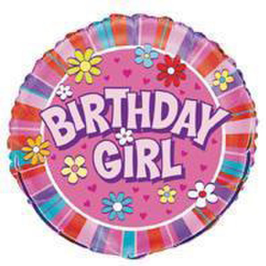 Birthday Girl 45cm (18") Foil Balloon