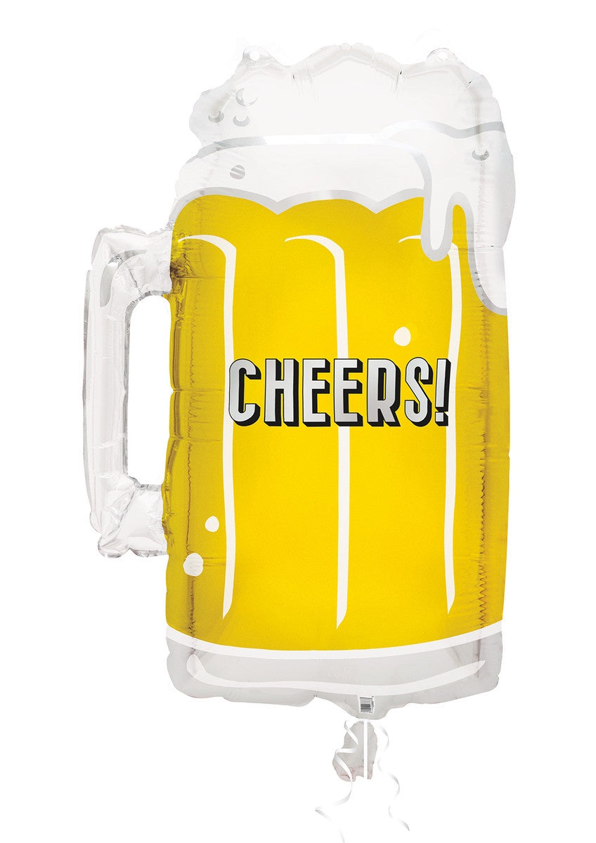 Cheers Beer Mug 53.3cm (21") Foil Balloon