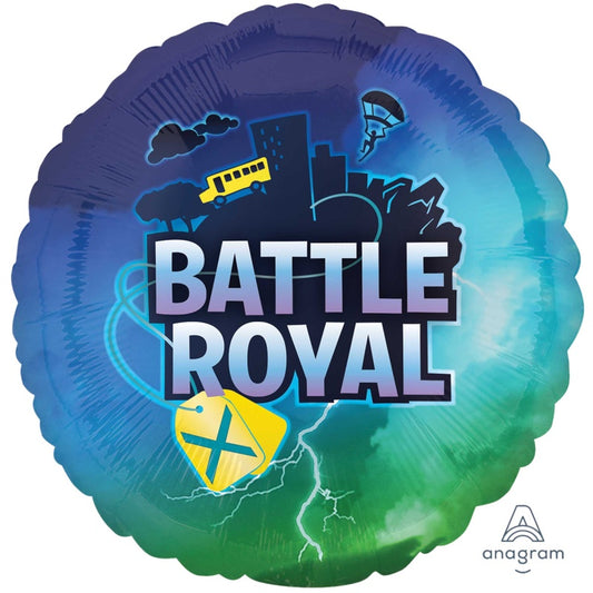 Foil Balloon 45cm Standard Hx Battle Royal