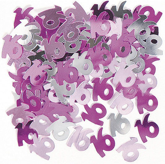 GLITZ PINK CONFETTI .5oz - 16