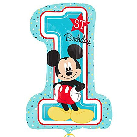 arge Foil Supershape Balloon Baby Mickey Mouse Fun To Be One