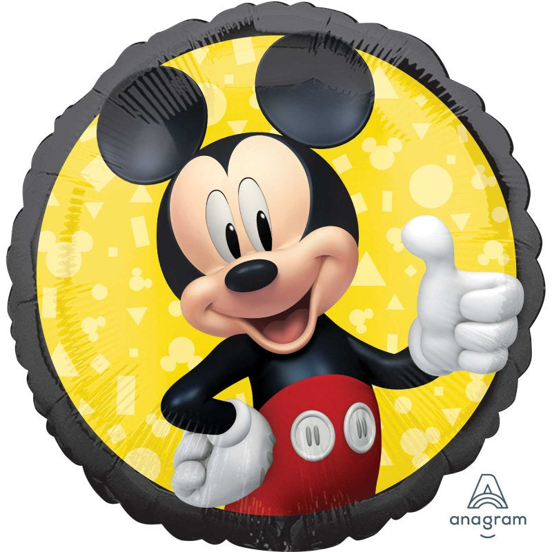 45cm Standard Mickey Mouse Forever Foil Balloon (Self-Sealing)