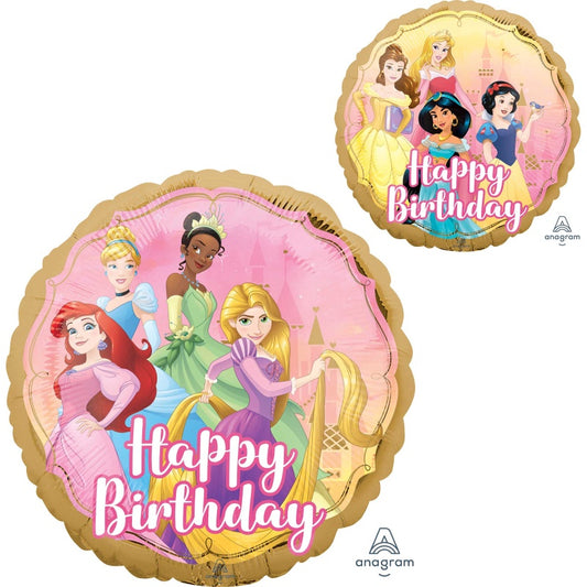 Disney “Once Upon A Time Happy Birthday” Foil Balloon – 45cm (18") Standard Round (S60) – Pack of 1