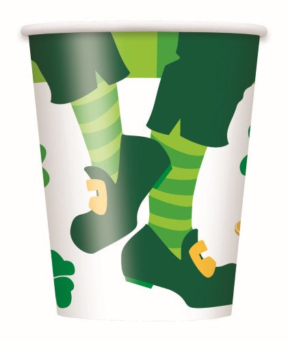 ST PATRICK'S JIG PAPER CUPS PACK OF 8