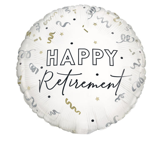 Happy Retirement Foil Balloon 45cm (18") Packaged