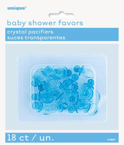 Crystal Pacifier Blue Crystal Pacifier Blue Pack Of 18 – PartyShop247