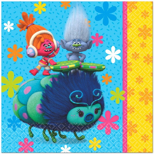 Trolls Lunch Napkins Pack Of 16