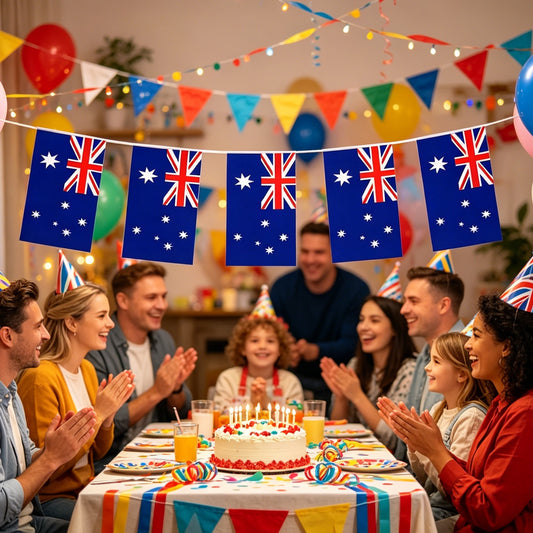 Australian Flag Bunting 10m
