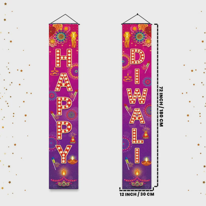 HAPPY DIWALI Couplets - Red