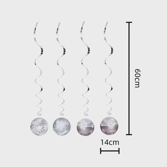 Disco Ball Swirl Pack of 6