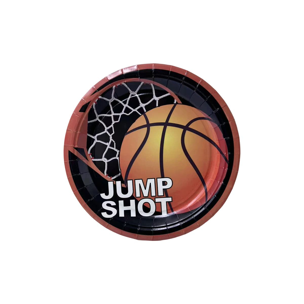 Basketball Party Plates 9" (22.5cm) – 8 Pack
