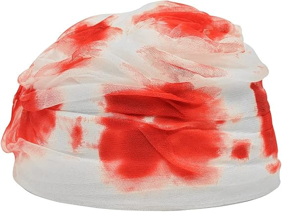 Bloody Head Bandage Hat W/shards