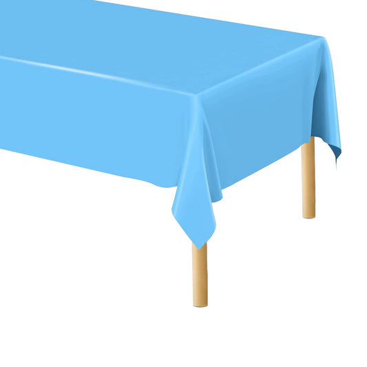 Blue Cut to Size Plastic Tablecloth