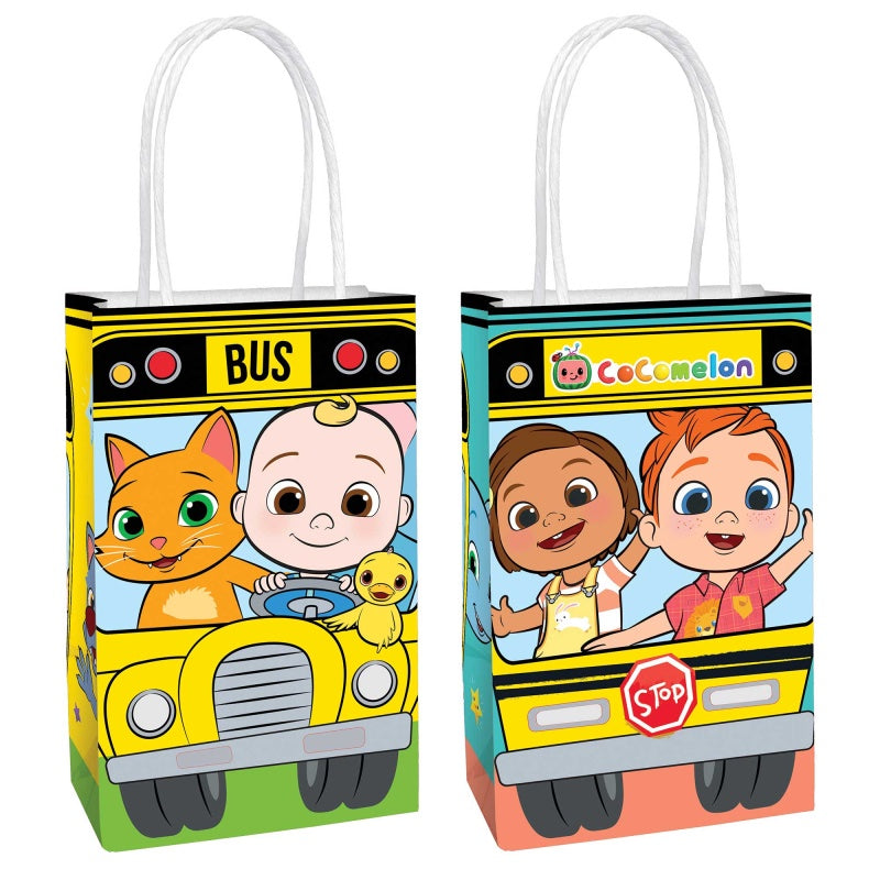Cocomelon Paper Kraft Bag pack of 8