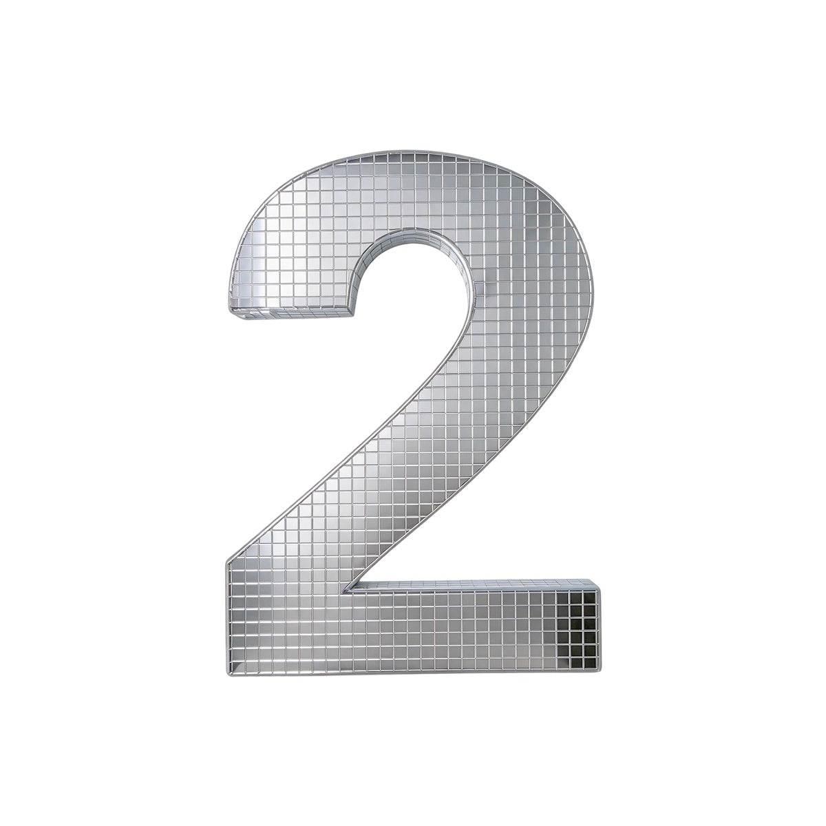 Disco Number 2 Foil Balloon 20cm