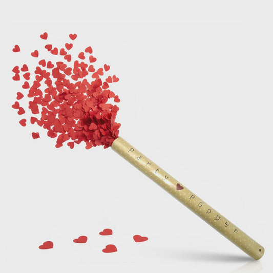 Party Popper – Heart Confetti 60cm Celebration Cannon