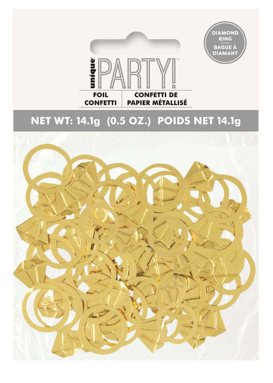 Diamond Ring Scatters Gold