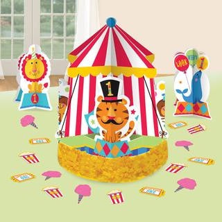 Fisher Price 1st Birthday Circus Table Decorating Kit