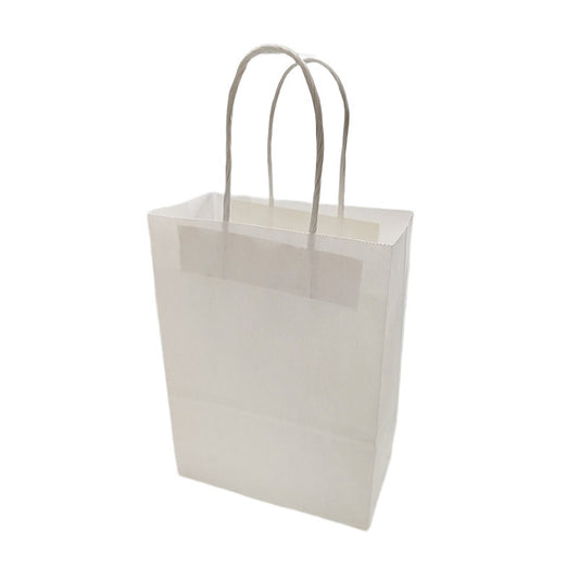 White Paper Gift Bag 21x15x8cm