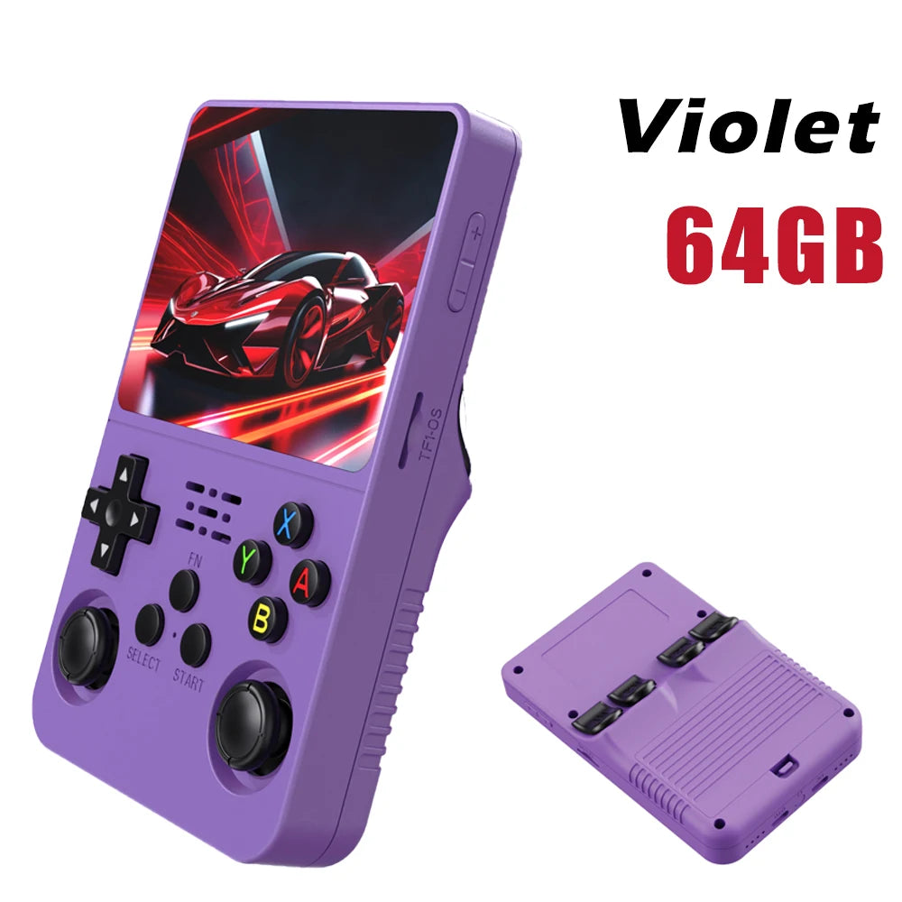 Original R36S Portable Handheld Game Controller with 3.5" HD Screen, Rechargeable Battery - Perfect Christmas Gift for Gamers