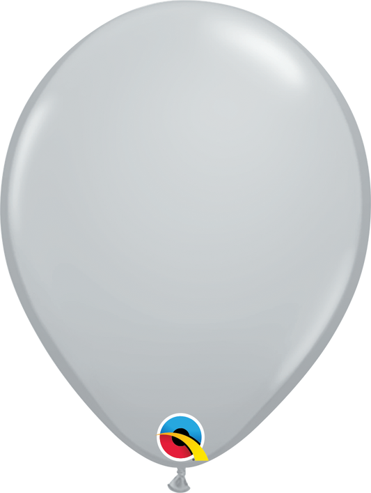 Helium Quality Latex Balloon 11"(28cm) Standard Gray Pack Of 100