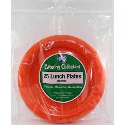 Lunch Plate Orange Pack of 20