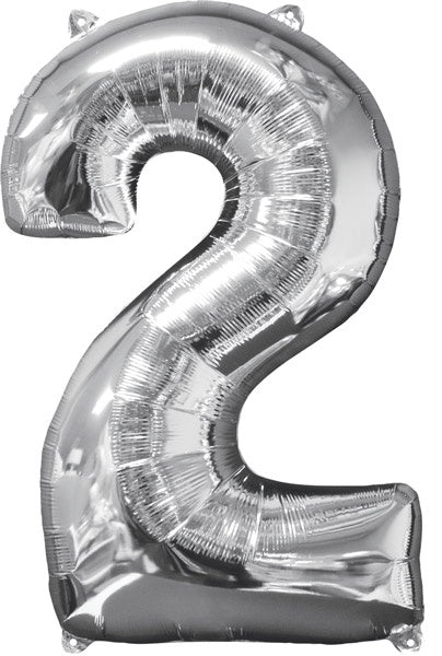 Foil Balloon Medium Size Silver #2