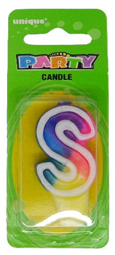Rainbow Alphabet Candle S