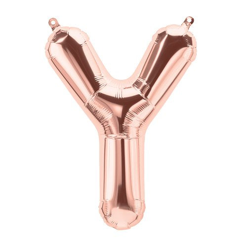 Foil Balloon 16" Letter Rose Gold #y