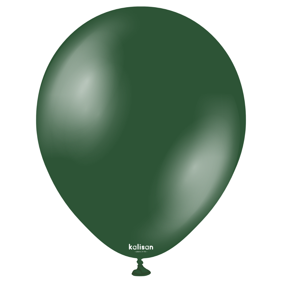 Kalisan Metallic Emerald Green Latex Balloons 28cm Pack of 50