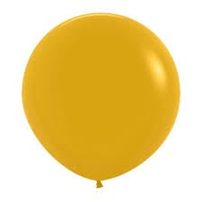 60cm Standard Mustard Pack Of 3