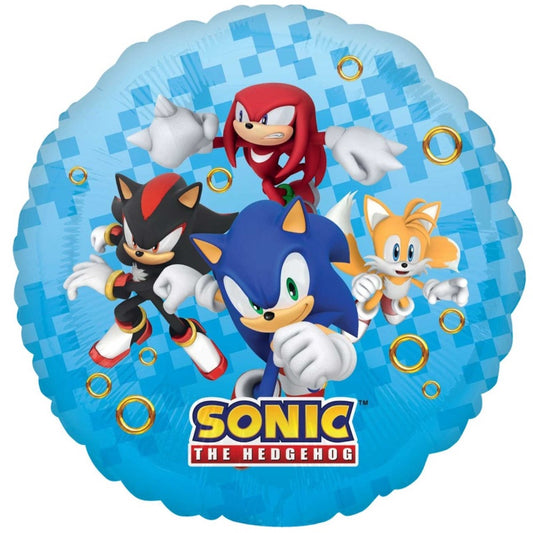 Foil Balloon 45cm Standard Sonic the Hedgehog 2