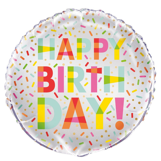 Donut Party 45cm (18") Foil Balloon