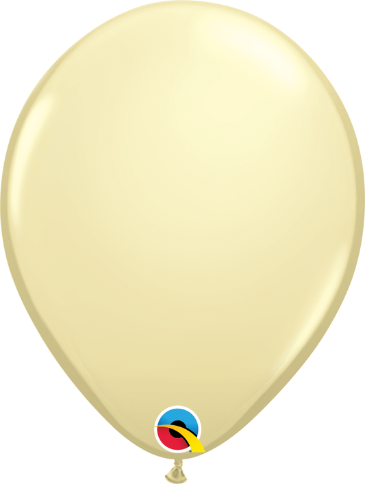 5" BALLOON STANDARD IVORY SILK LATEX BALLOONS PACK OF 100