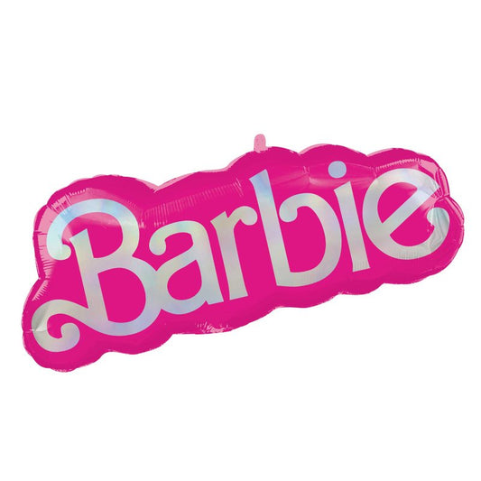 Large Foil Supershape Barbie 81cm x 30cm Balloon
