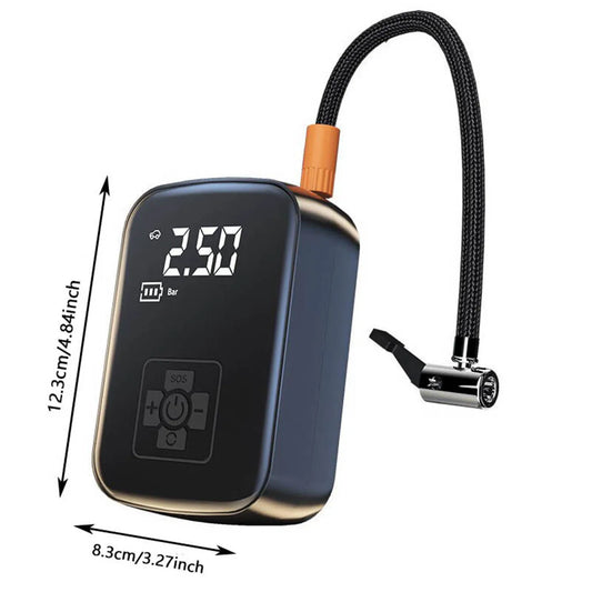 Car Tire Inflator Mini Air Compressor 12V 150PSI Portable Electric Air Pump  For Motorcycle Bicycle Tire Air Filling Pump ﻿