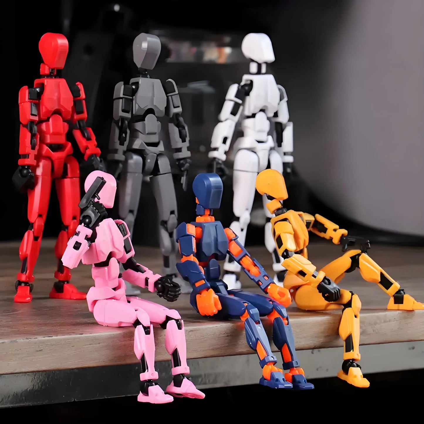 Multi-Jointed Movable Shapeshift Robot 3D Printed Mannequin Dummy 13 Action Figure Full Body Movable Robot Parent-Children Games