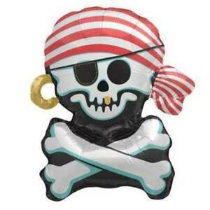 FOIL 14" PIRATE JOLLY ROGER