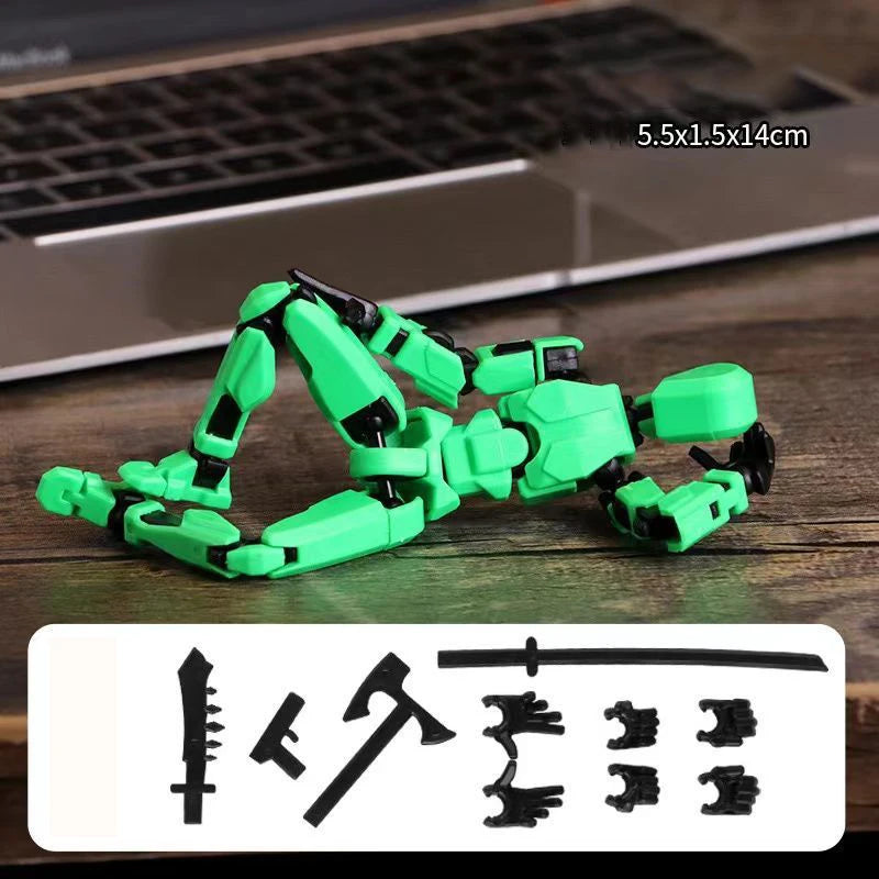 Multi-Jointed Movable Shapeshift Robot 3D Printed Mannequin Dummy 13 Action Figure Full Body Movable Robot Parent-Children Games