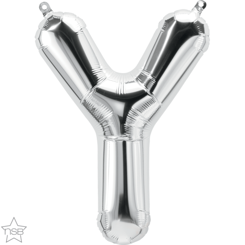 Foil Balloon 16" Letter Silver #Y