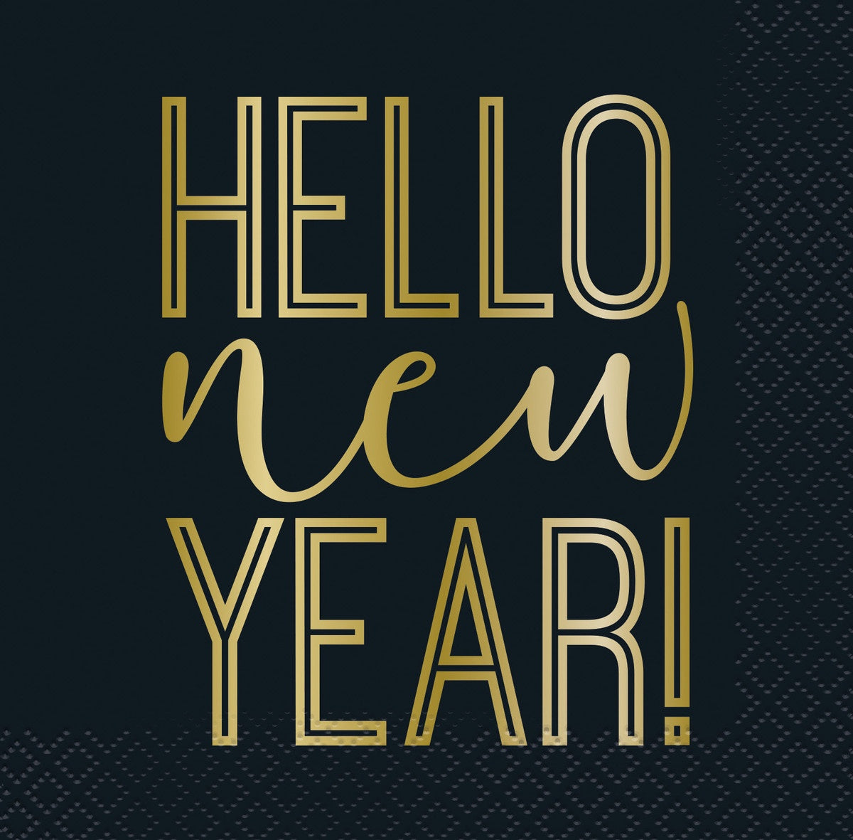 ROARING NEW YEAR BEVERAGE NAPKINS PACK OF 16